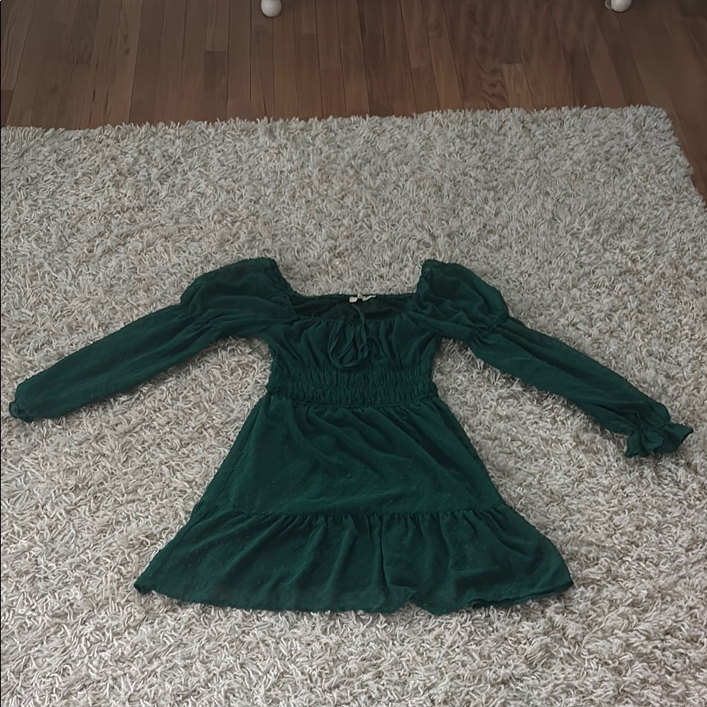 Francesca's Collections Green Casual Dress